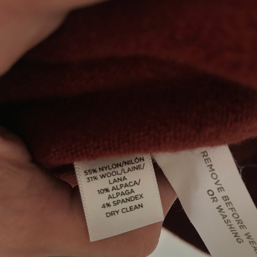 LOFT Rust Orange Crewneck Sweater - Picture 6 of 8